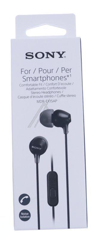 Sony MDR-EX15AP In-Ear Kopfhörer schwarz mit Mikrofon