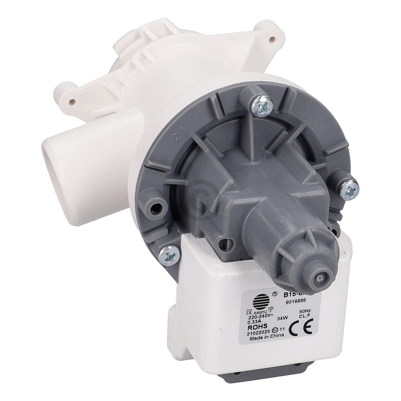 Ablaufpumpe mit Kopf Sieb passend für Beko 2840940100 Arcelik SPW165350E31P-01