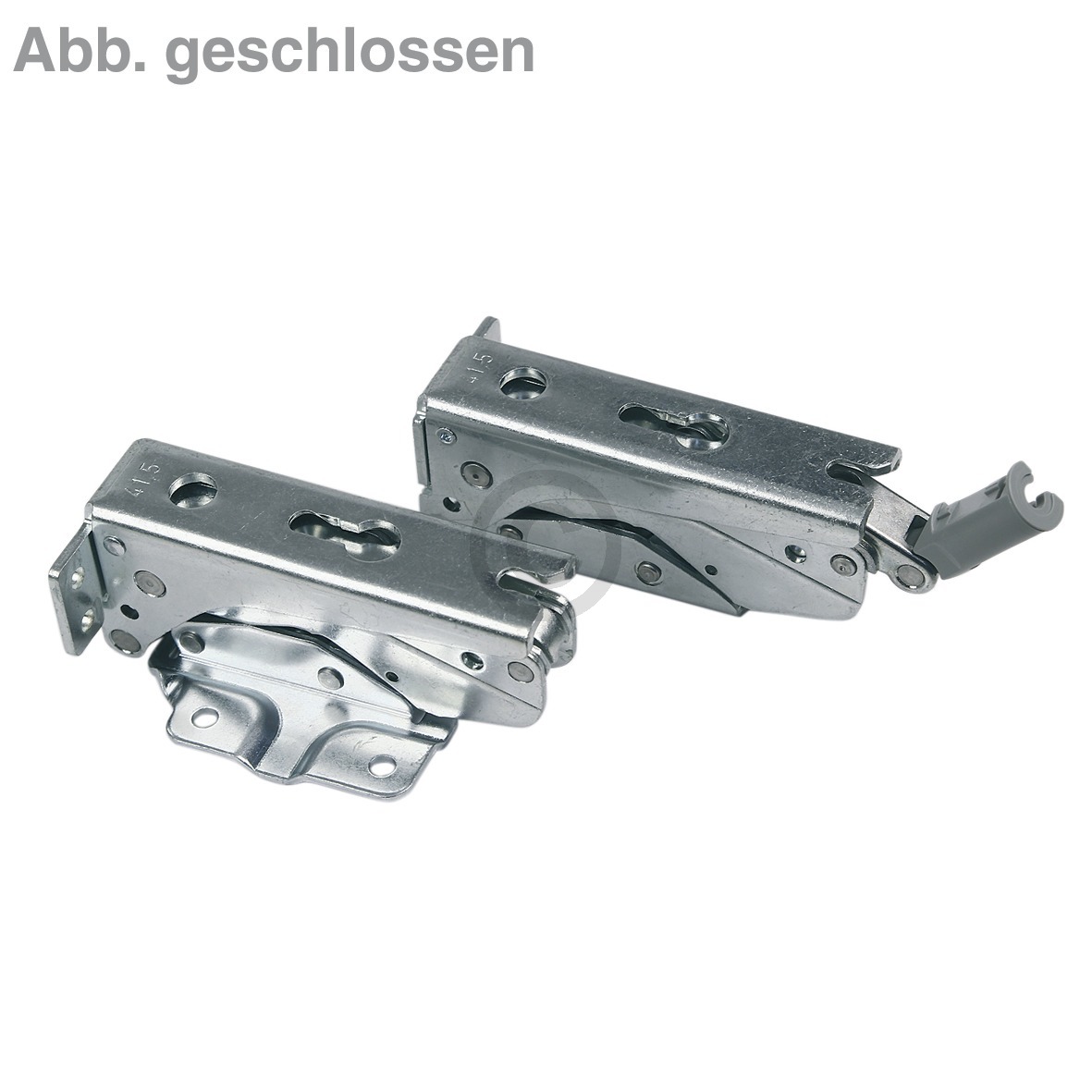 Türdämpfer + Türscharnier oben + unten Liebherr 9590166 für Kühlschrank