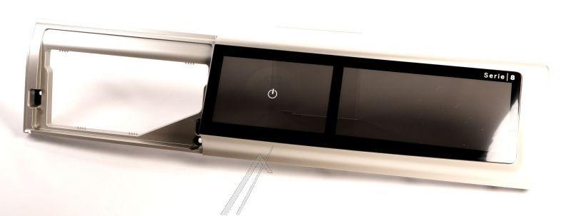 Bedienblende Waschmaschine Bosch Siemens 11054195 silber/schwarz Frontblende