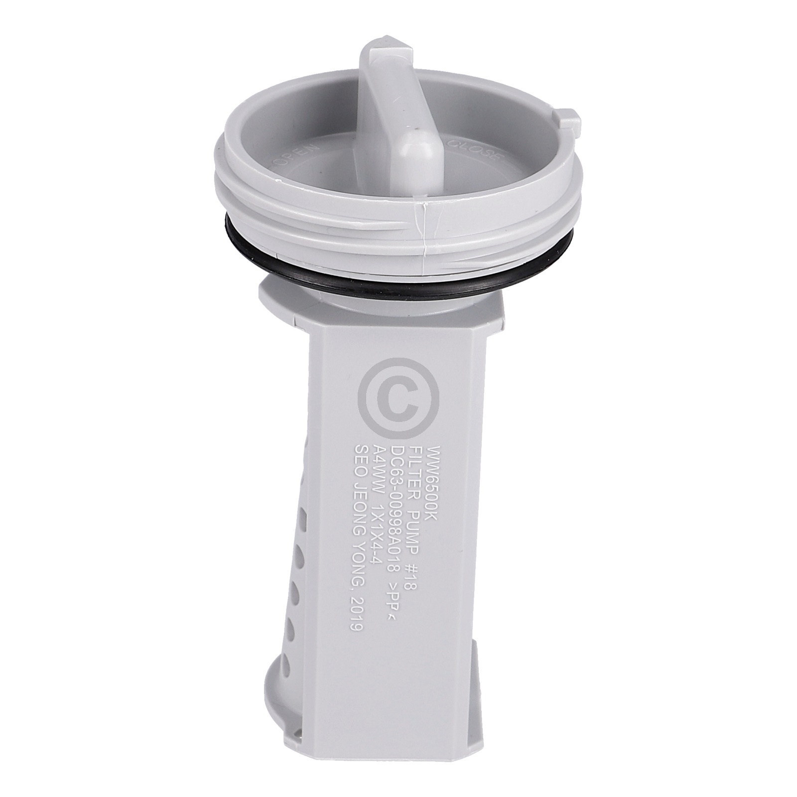 Flusensiebeinsatz mit Deckel SAMSUNG DC97-15695A für Waschmaschine