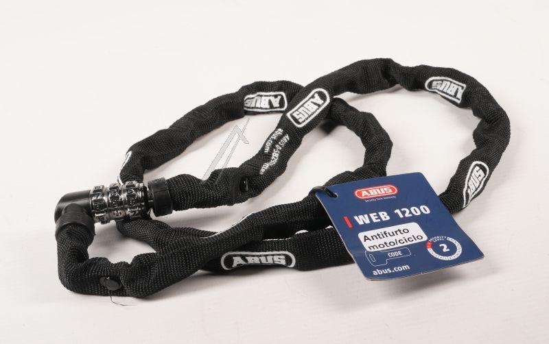 Kettenschloss ABUS 56342 Modell 1200 120 cm schwarz für E-Scooter