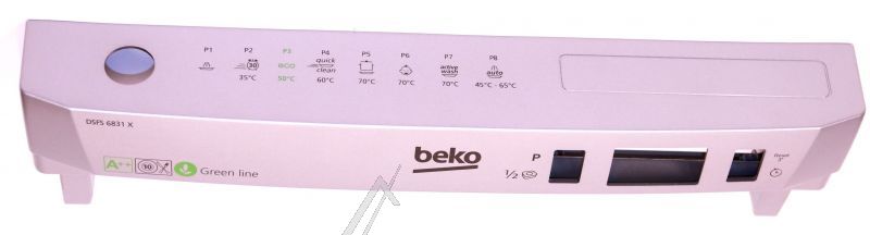 Beko DSFS 6831 X Bedienteilblende C00914336 Frontblende