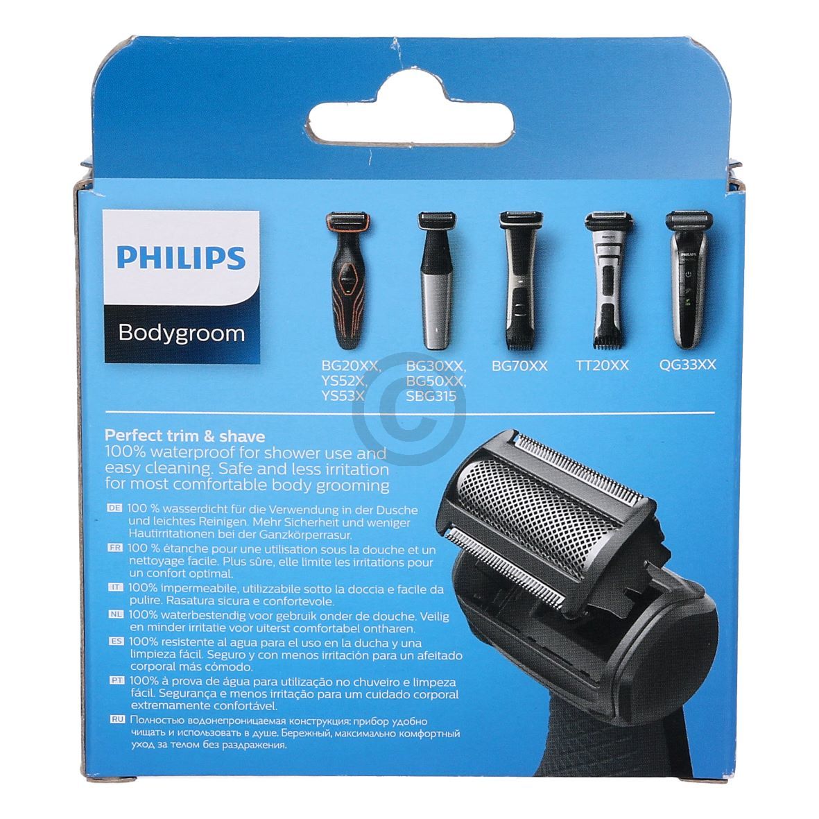 Scherkopf PHILIPS TT2000/43 Scherfolie für Haarschneider Körperrasierer