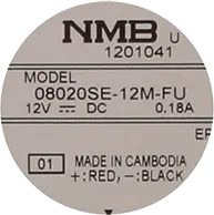 Lüfter für Bosch-Waschmaschine 12037968 Kühlung, 120mm