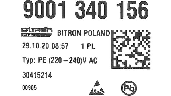Leistungselektronik unprogrammiert BOSCH 12027152 für Geschirrspüler