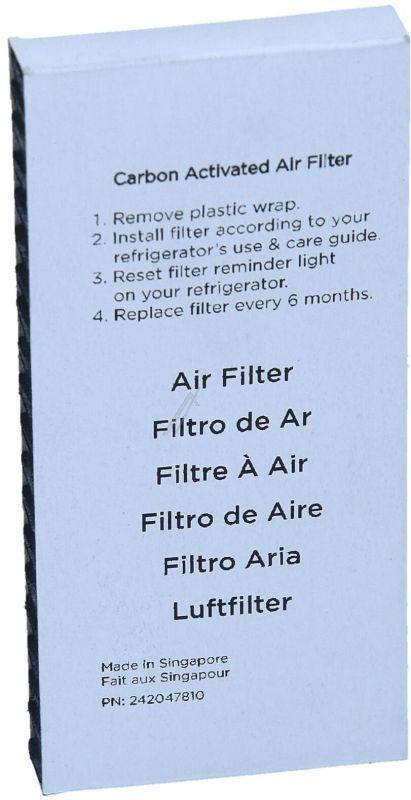 Kohlefilter Glasablage 45x9 für Kühlschrank Electrolux AEG 8582420478108 Filter, Ablage, 45x9