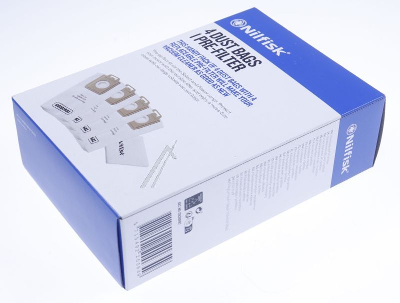 Staubsaugerbeutel für Nilfisk-Staubsauger 128389187 (4er-Pack)
