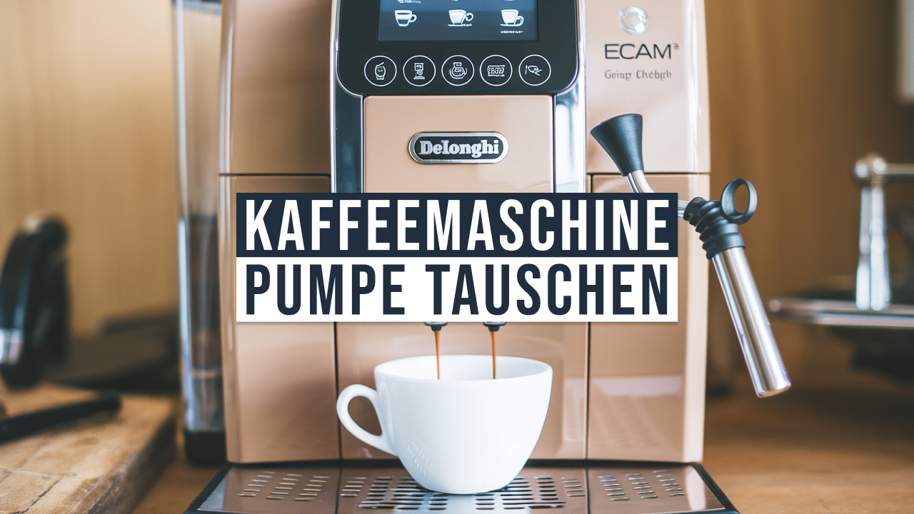 DeLonghi ECAM Pumpe - tauschen - ausbauen - einbauen