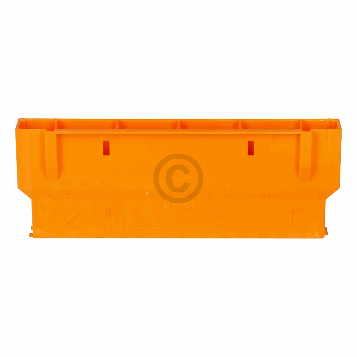 Stecker, Orange, 14POL 1+2 (3151154055)