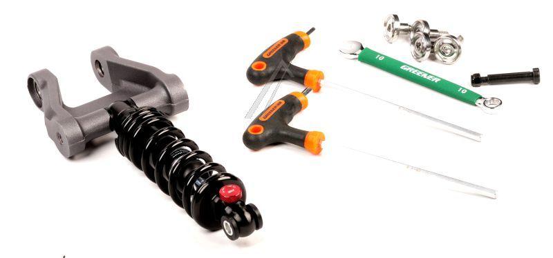 Vorderer Stoßdämpfer Schwarz Komfort Segway-Ninebot AB.06.01.00.0209 für E-Scooter GT1E GT1D