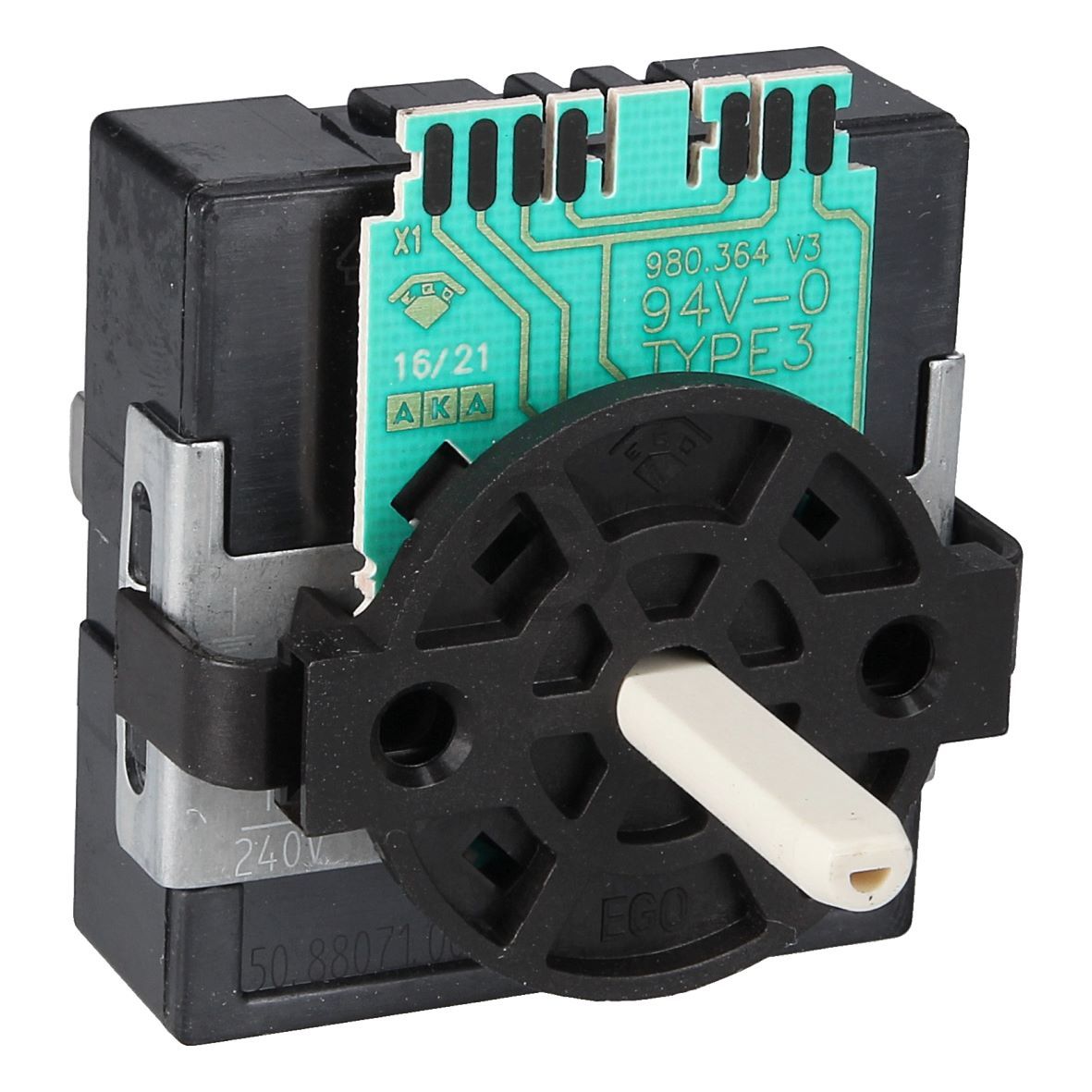 Schalter für Kochplatte AEG 140013343011 EGO 50.88071.000 für Kochfeld Herd