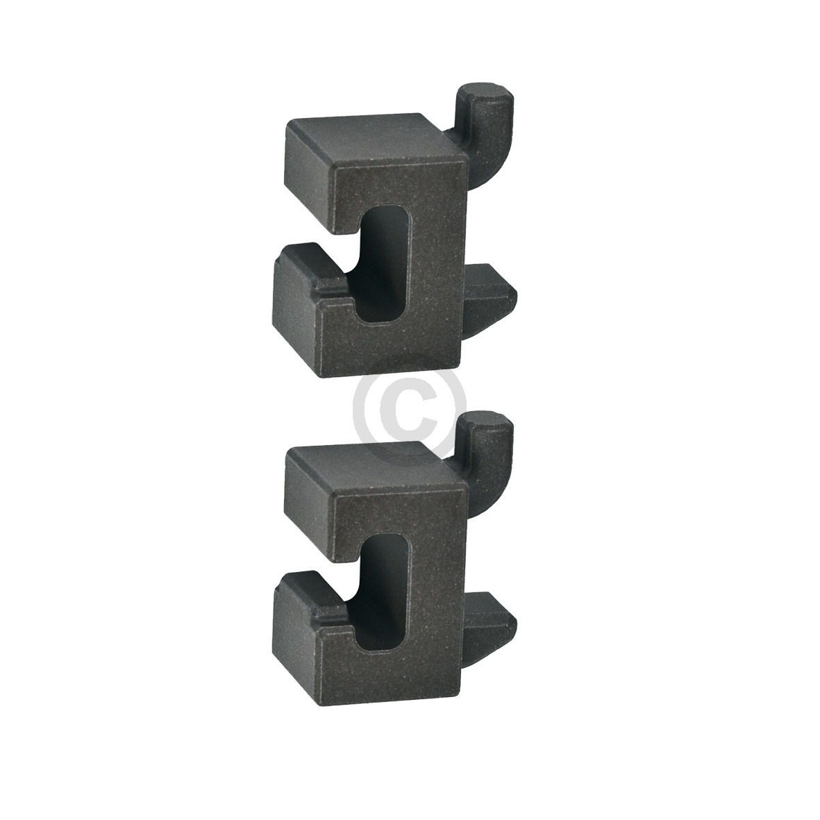 Buchse SIEMENS 00637443 Keramikhalter vorne für Zubehörhaltegitter Backofen mit Mikrowelle 2Stk