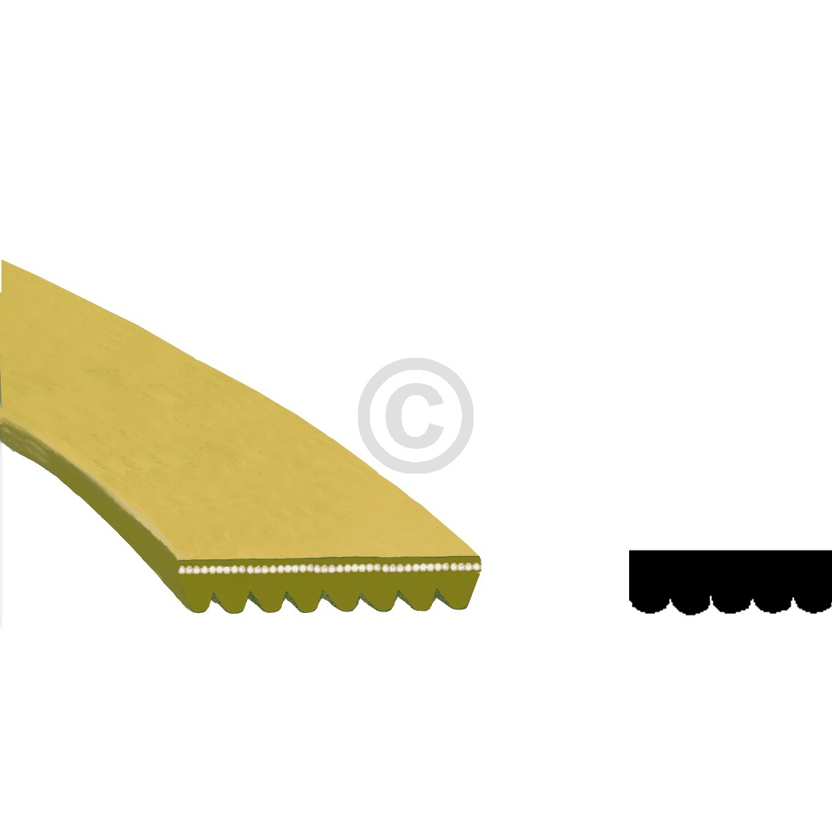 Riemen 330 PH 5 E, für Lüftermotor 00600151 600151 Bosch, Siemens, Neff