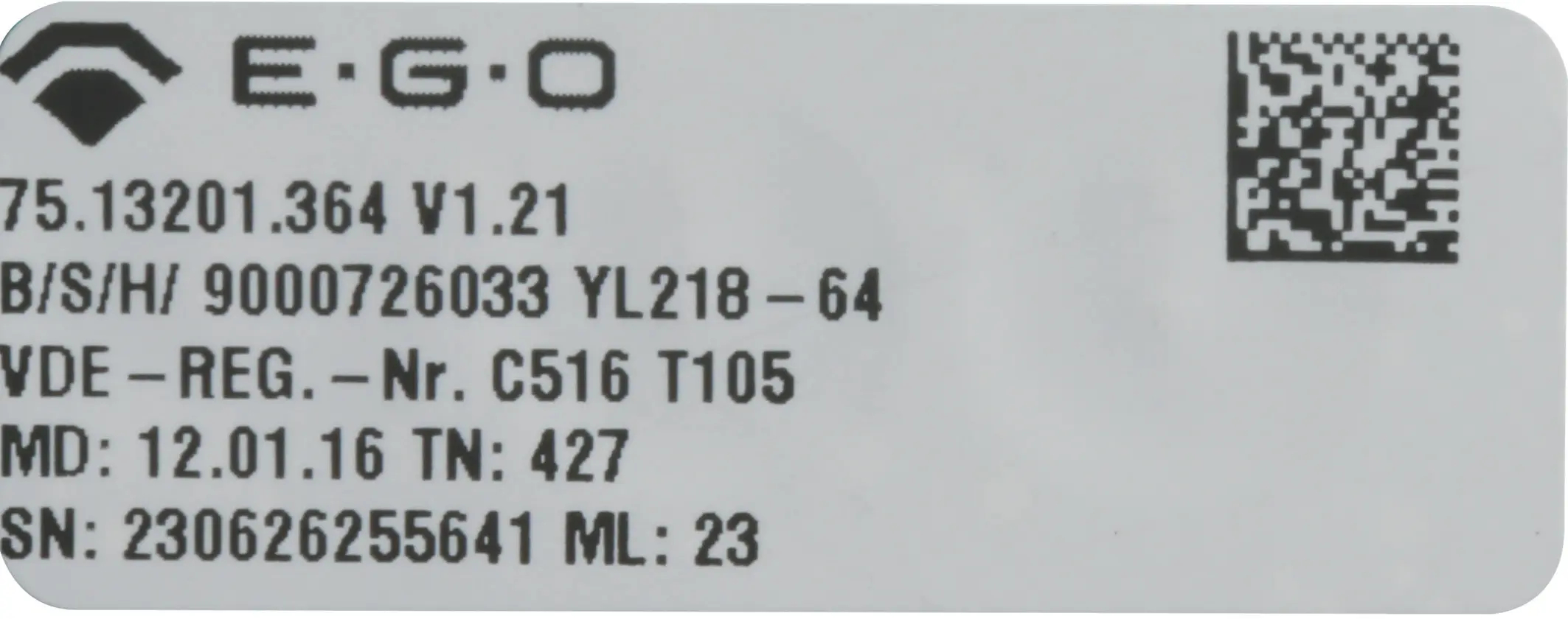 Bedienmodul 00745611