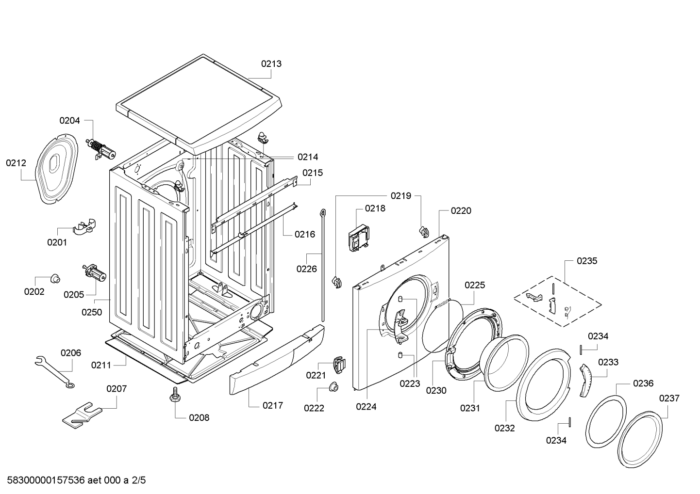 Ersatzteile_E_14.36_VarioPerfect_WM14E363NL_2F31_Bild_2