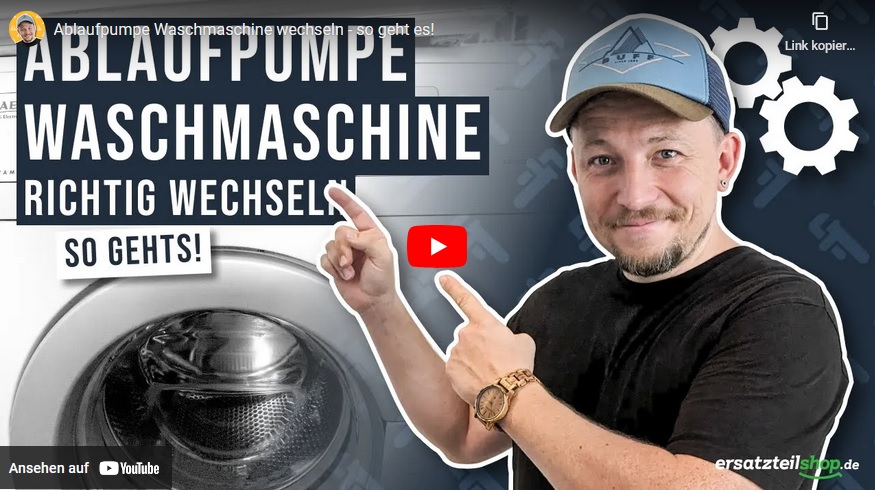 Pumpe Waschmaschine wechseln