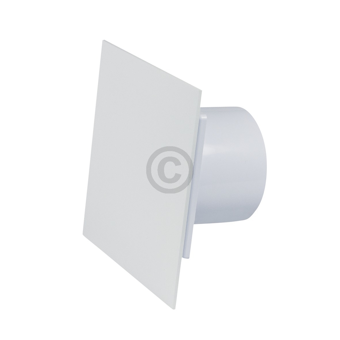 Abdeckplatte für Wohnraumventilator 100 weiß glänzend für Decke Wand Bad Toilette etc