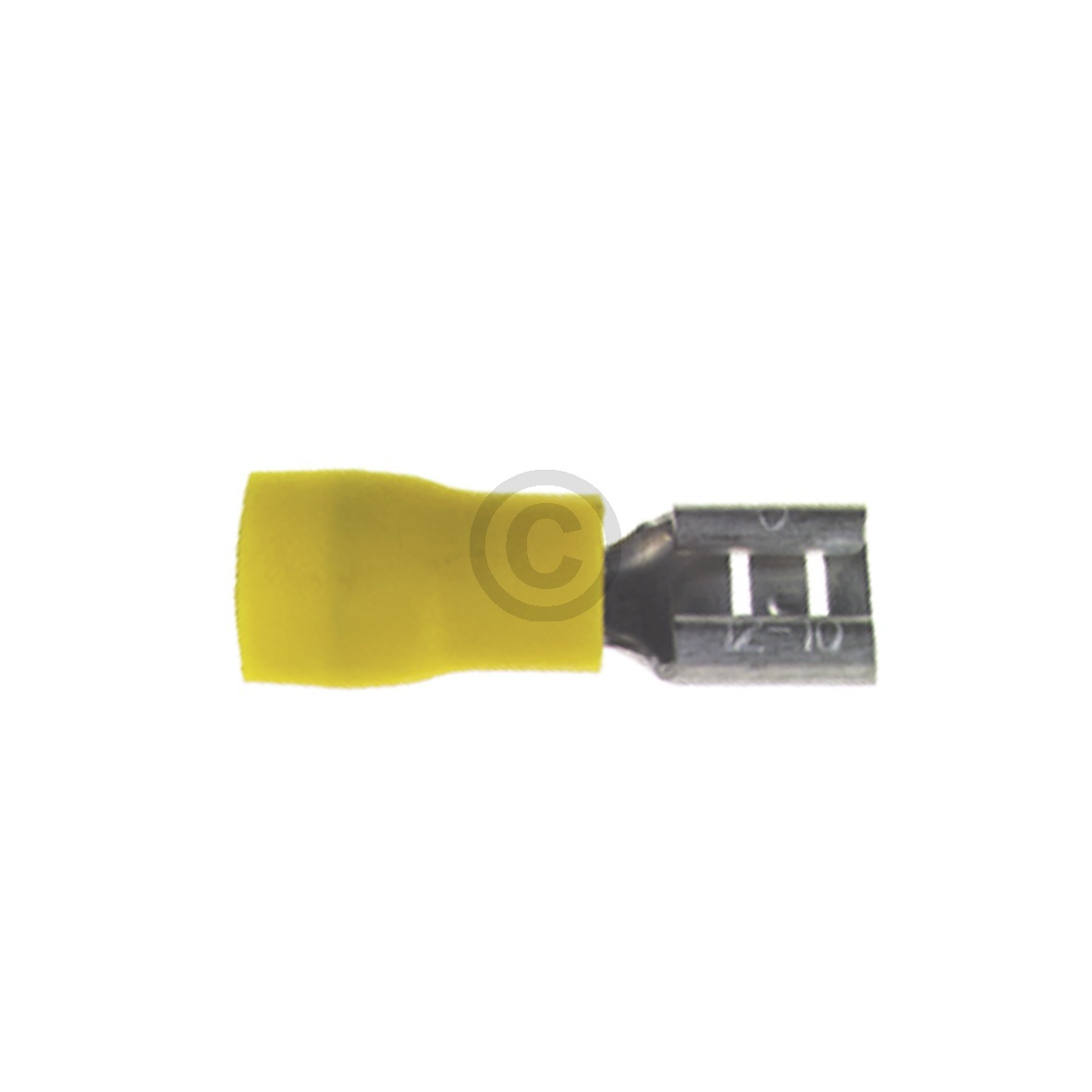 Flachsteckhülse gelb 6,3mm für 4,0 - 6,0 mm² Aderquerschnitt 1Stk