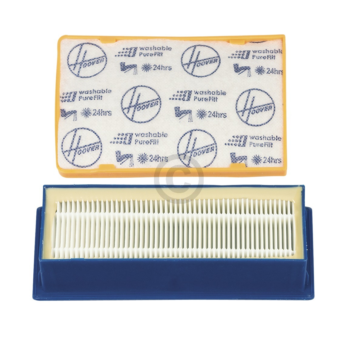 Filter Motorschutzfilter + Abluftfilter HOOVER 35601193 U63 Original für Staubsa