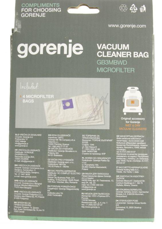 Mikrofilterbeutel für Hisense/Gorenje Staubsauger 730636 Hochleistungsfilter