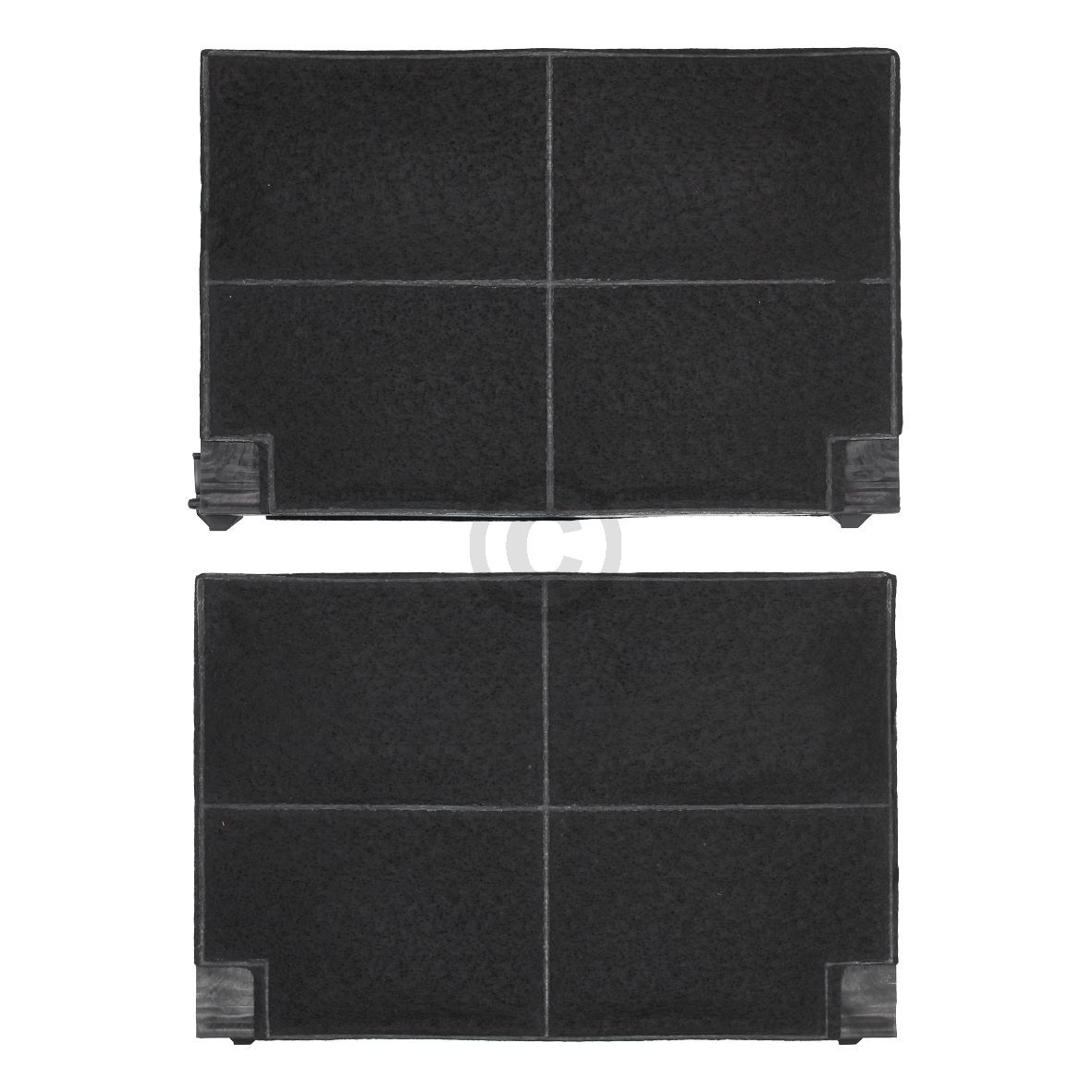 Kohlefilter Set wie Electrolux 9029800621 EFF55 225x155mm für Dunstabzugshaube 2Stk