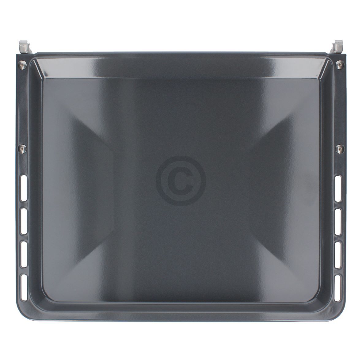 Backblech SIEMENS 00684777 458x390x31mm mit Trägern für Backofen Herd