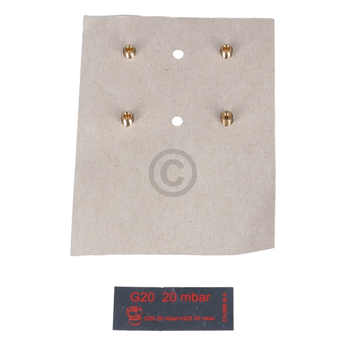 Düsensatz für Brenner Kochstellen beko 4431900070 G20-10 in Gaskochmulde Gasherd 4Stk