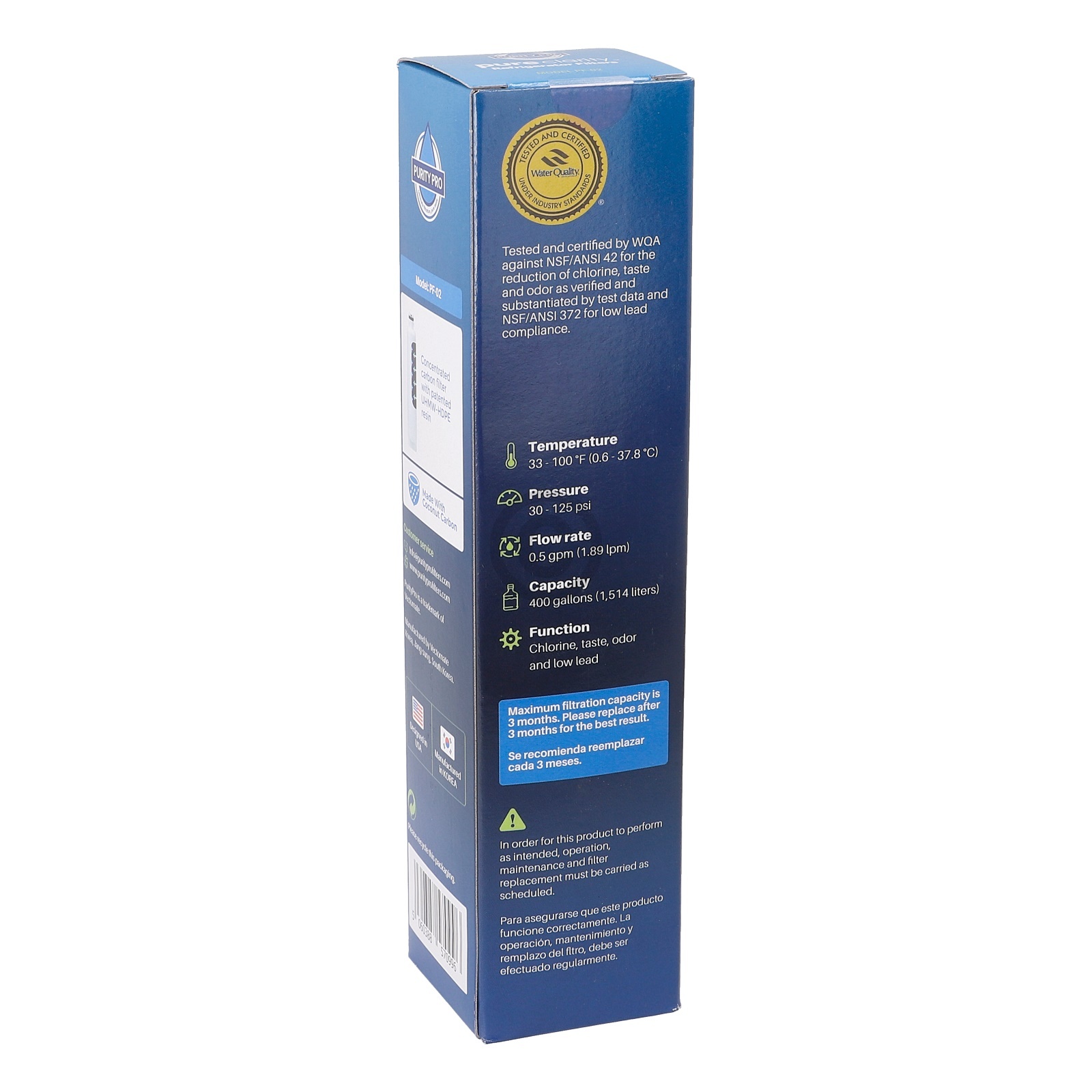 Wasserfilter intern wie SAMSUNG DA29-00020B HAF-CIN für KühlGefrierKombination SideBySide