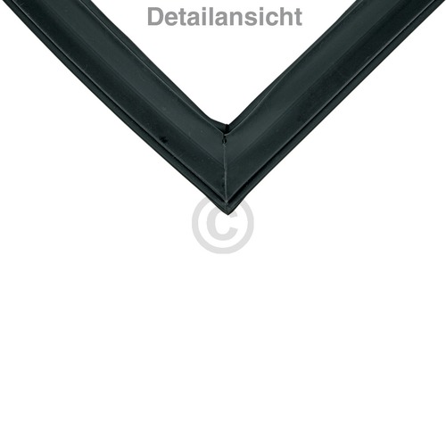 Türdichtung 4-seitig schwarz LIEBHERR 7108563 für Kühlschrank