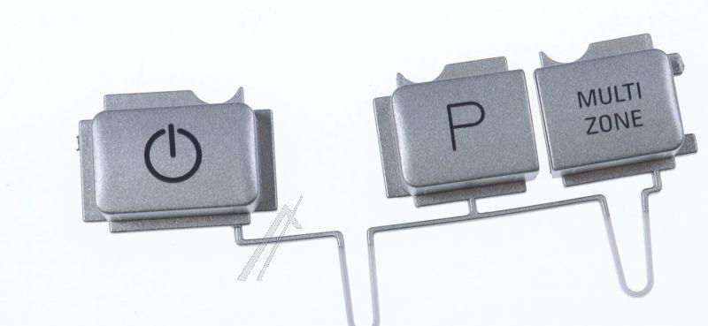 Tastenfeld für Geschirrspüler Whirlpool 488000502671 links, Edelstahl