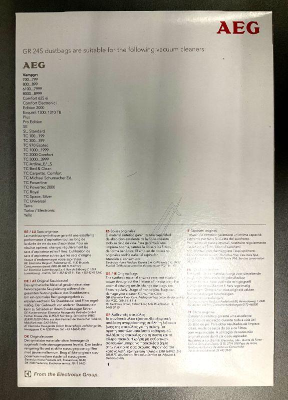 Gr24s Staubsaugerbeutel-Set Electrolux 9002565415 4x Staubbeutel, 1x Mikrofilter, 1x Motorfilter