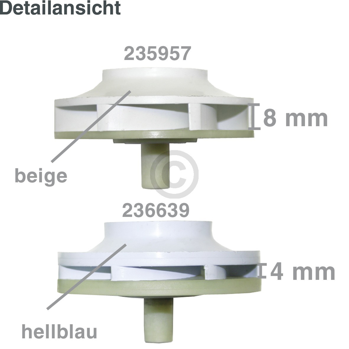 Dichtsatz für Umwälzpumpe BOSCH 00174730 für Geschirrspüler