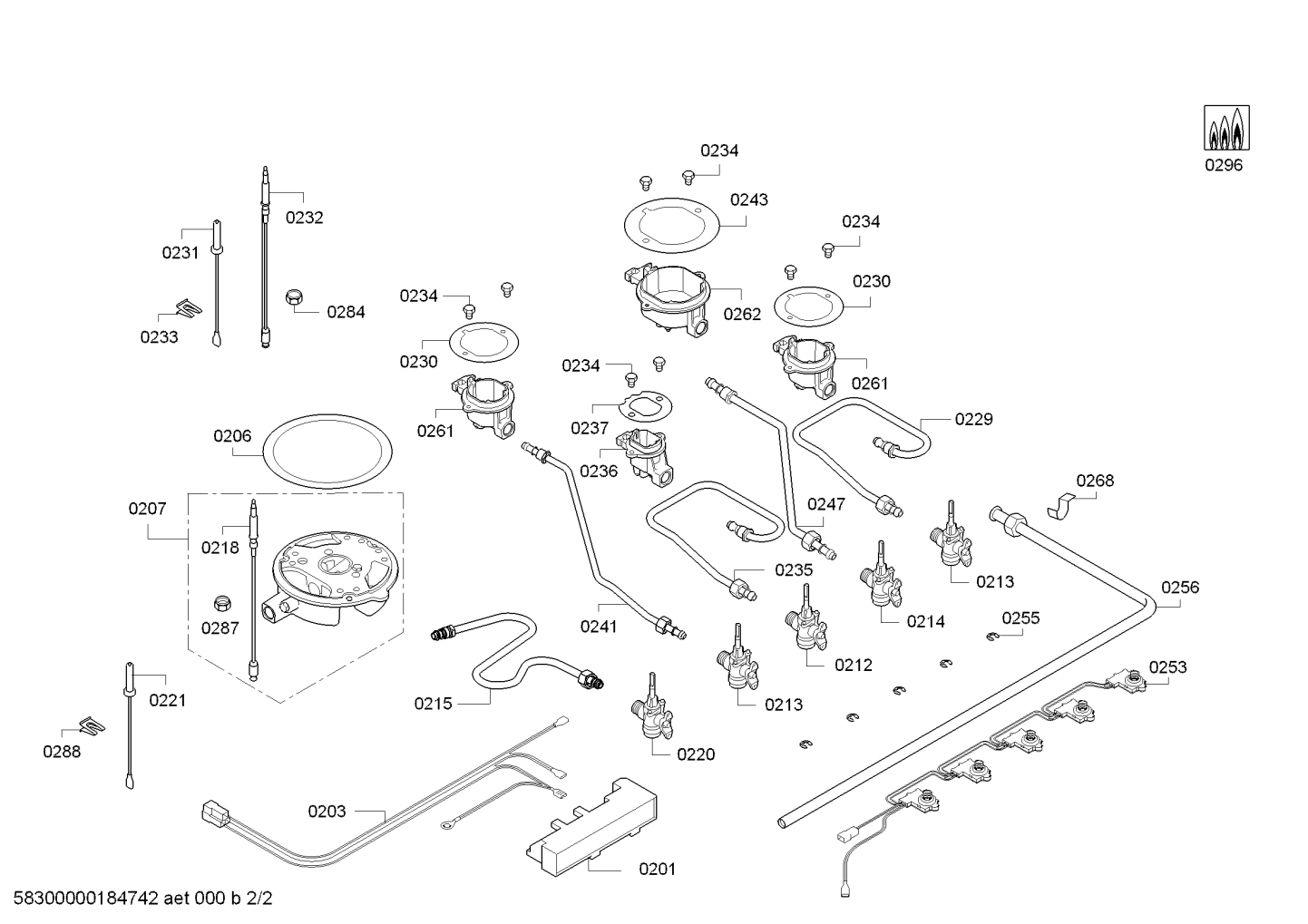 Ersatzteile_SE_4G_2BW_FLAG_T90F_TG2011_EP916SC91N_2F42_Bild_2