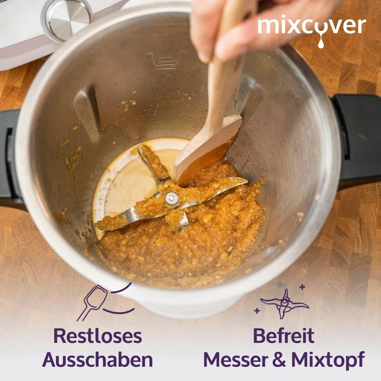 Nachhaltiger Holzspatel für Monsieur Cuisine Connect & Smart