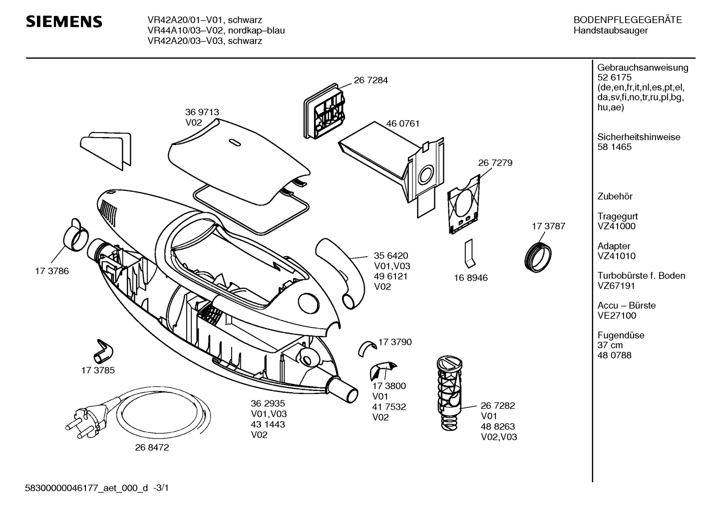 Ersatzteile_CONVERTO_C_VR42A20_2F01_Bild_1