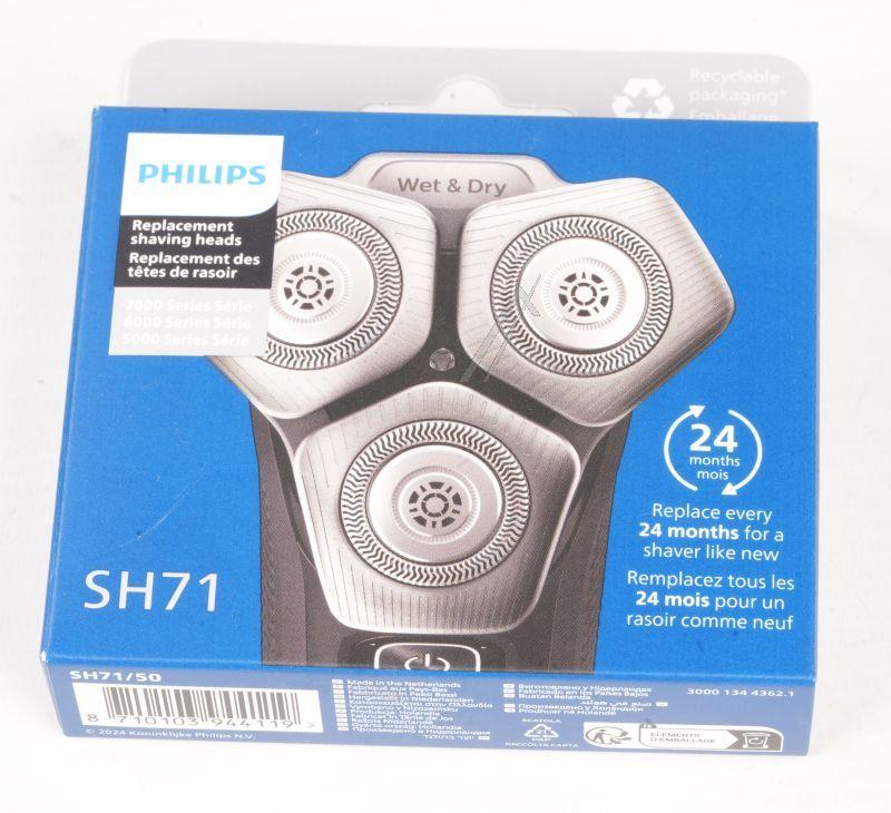 Scherköpfe SH7150 für Rasierer Philips SH7150 Rasierköpfe, Silber