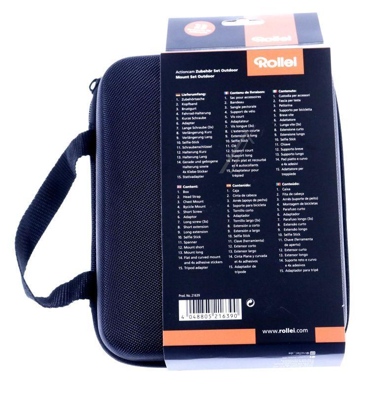 Actioncam-Zubehörset für Waschmaschine Rollei 21639 Outdoor, robust