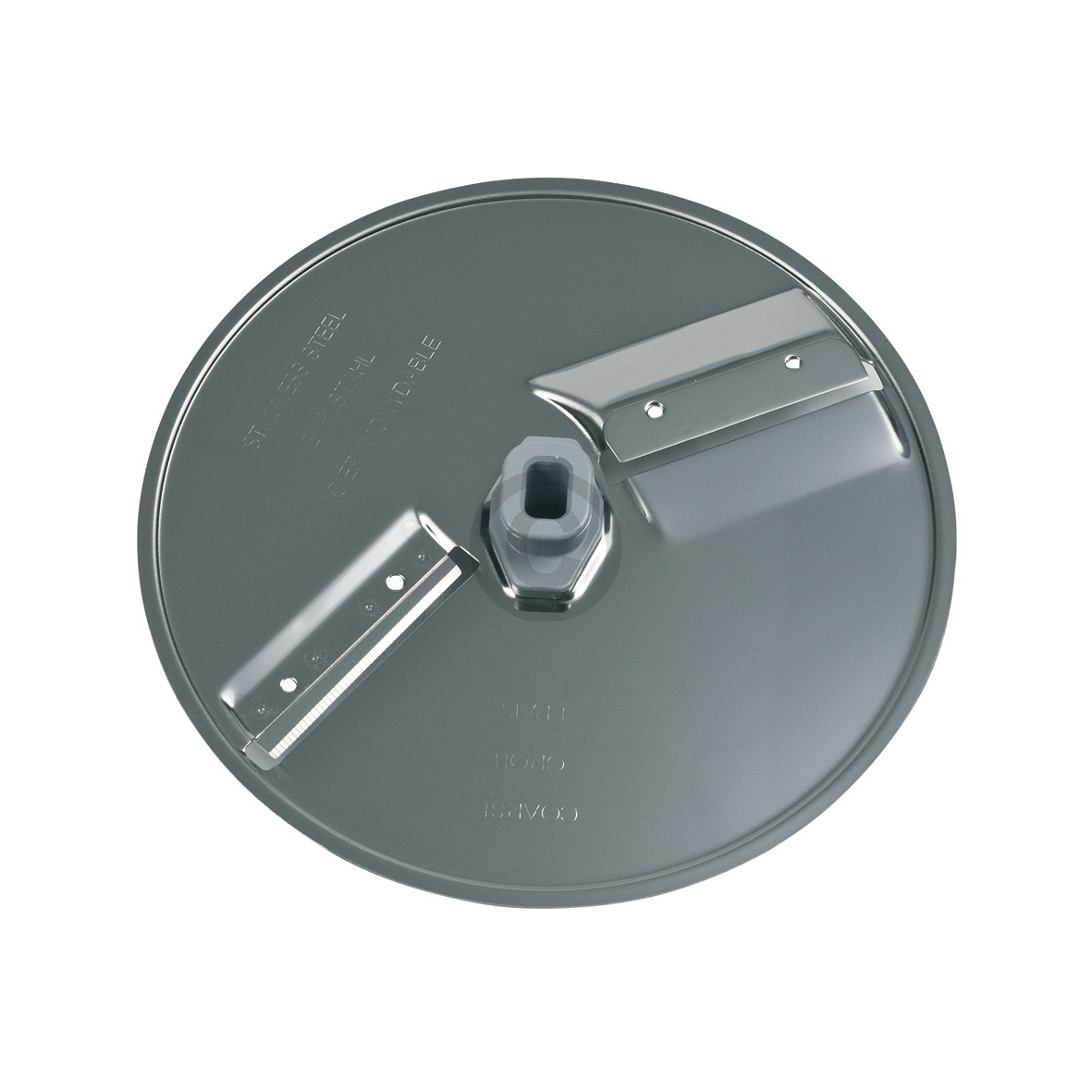 Schneidscheibe BOSCH 12007725 Wendescheibe dick / dünn für Durchlaufschnitzler Küchenmaschine