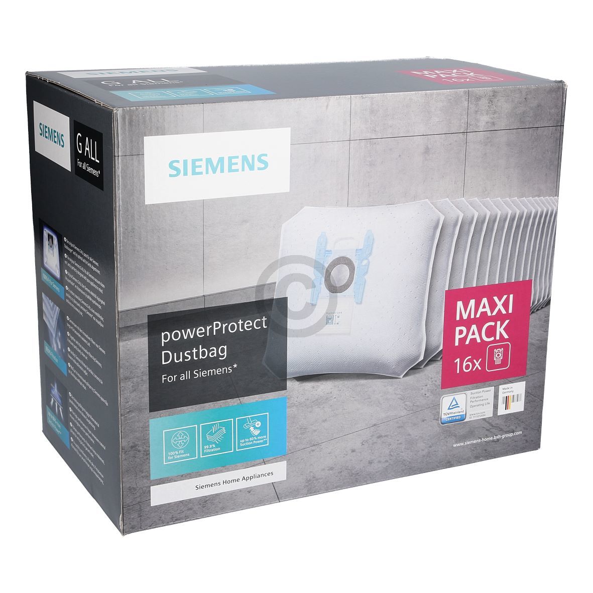 Filterbeutel SIEMENS 17002855 Typ G ALL powerProtect