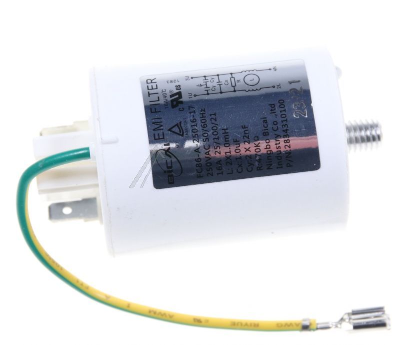 Funkentstörung für Beko Waschmaschine C00869797 Störfilter