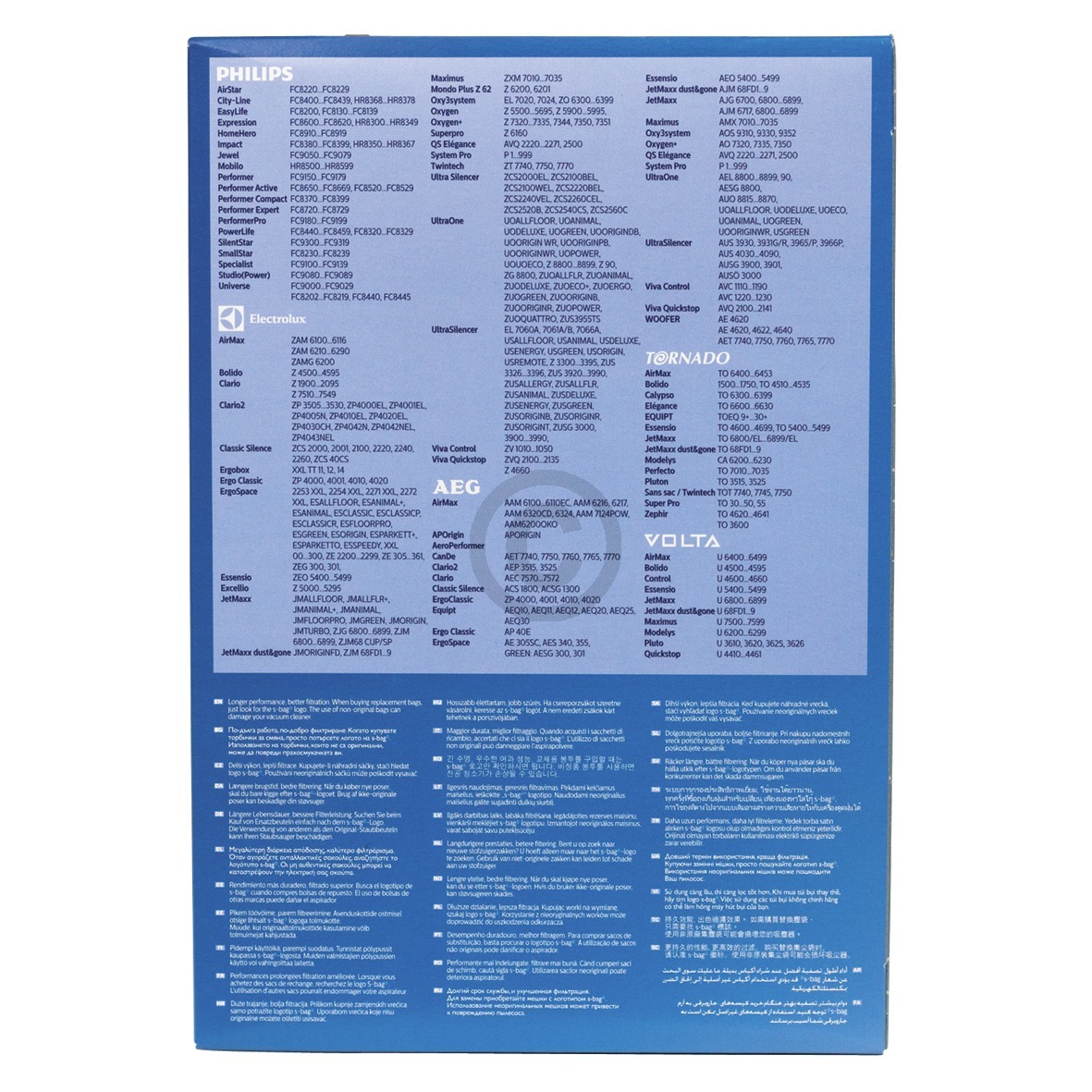 Filterbeutel PHILIPS FC8021/03 883802103010 Staubsauger 4Stk