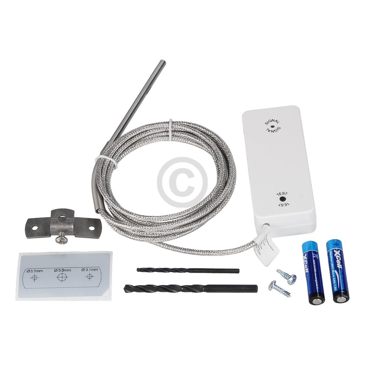 Zuluftfensterschaltung Set BROKO 752078 BL220FT 868MHz mit Antenne Fenstersender Temperatursensor