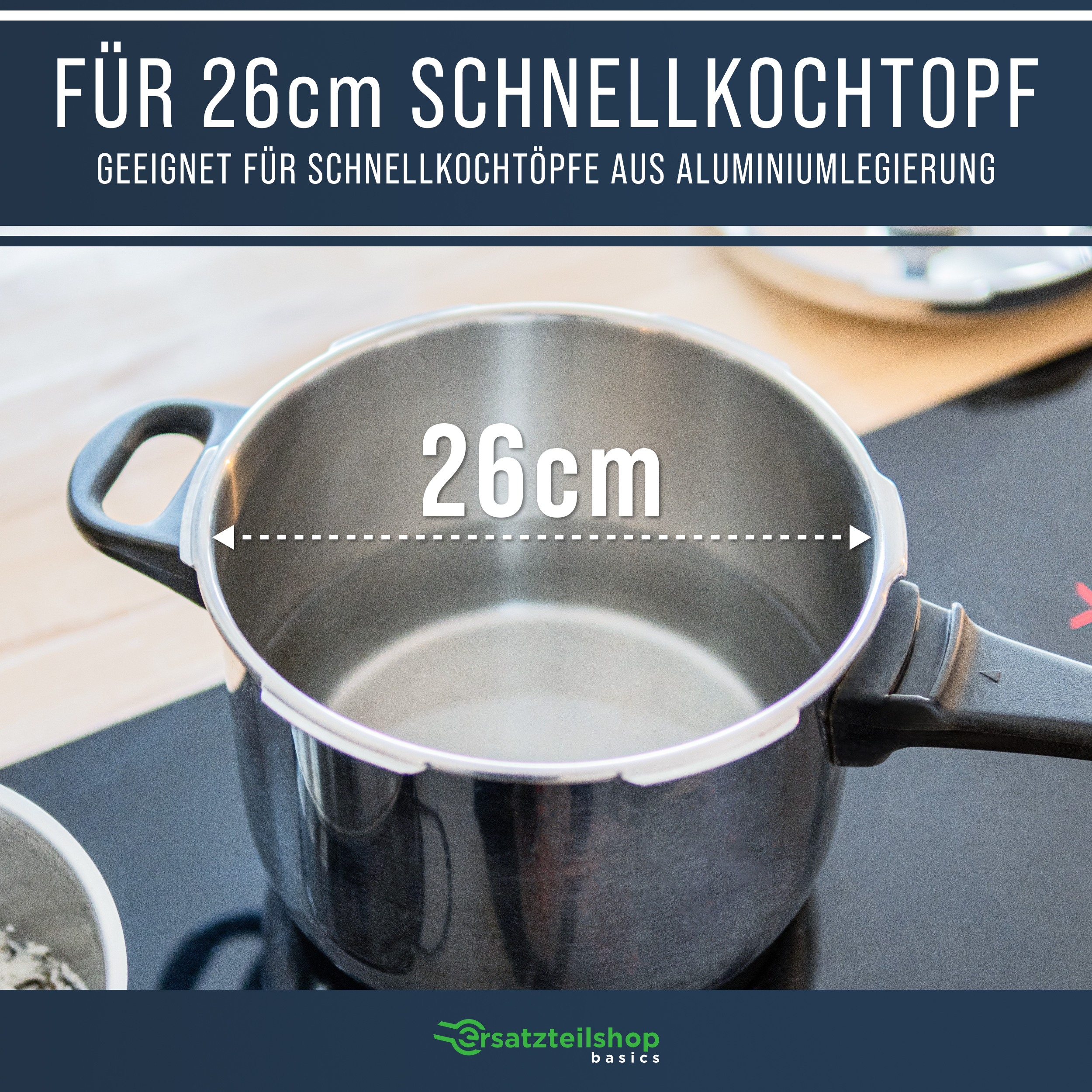 Schnellkochtopfdichtung wie 038-687-00-205/0 Fissler 26 cm