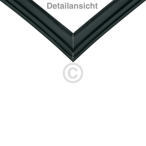 Türdichtung 4-seitig schwarz LIEBHERR 7108563 für Kühlschrank