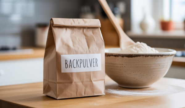 Backofen reinigen mit Backpulver Packung Backpulver zum reinigen des Backofens