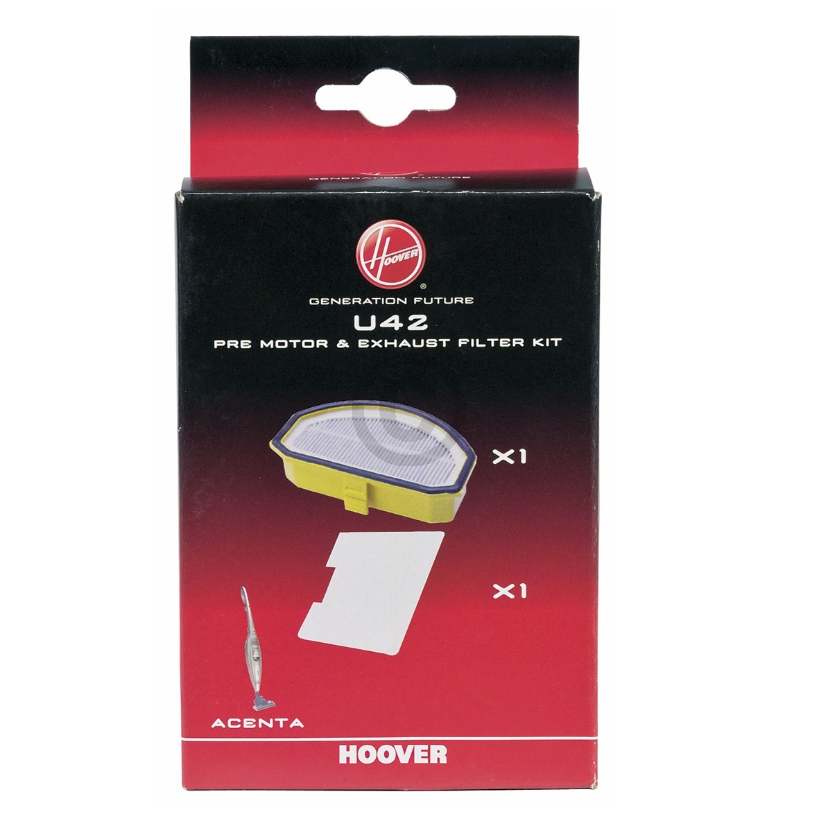 Filter Motorschutzfilter Kassette HOOVER 35600693 U42 Filterset für Staubsauger
