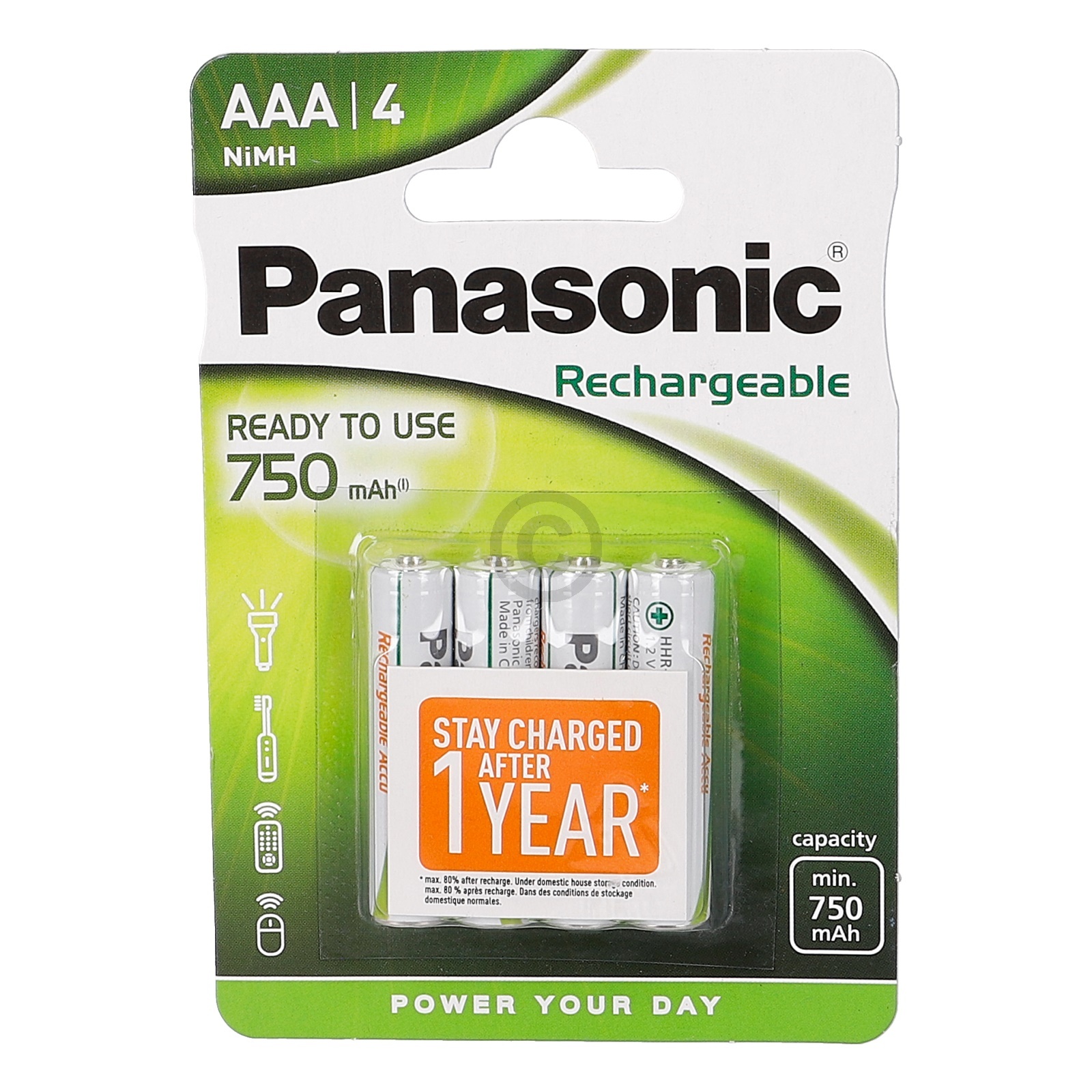 Akku AAA Micro P03 Panasonic HHR-4MVE/4BC 750mAh 4Stk Panasonic