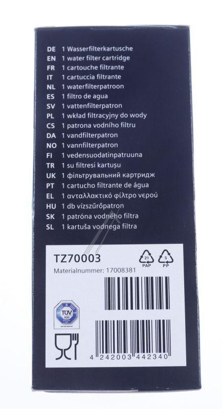 BRITA Intenza Wasserfilter für Kaffeemaschine Bosch/Siemens 17008381 1x Filter