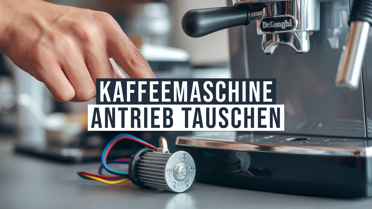 DeLonghi ECAM Antrieb - ausbauen - tauschen